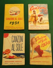 CANZONI AL SOLE 1950s 4 x