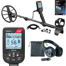 Nokta Simplex Ultra WHP Rilevatore Impermeabile con Bobina 11" e Cuffie Wireless