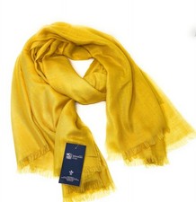 Sciarpa Stola In Cashmere Puro Al 100% - Grande - Gelsomino Invernale