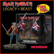 Iron Maiden Eddie Figure The Trooper Legacy of the Beast Nuovo con scatola 4" 1:24 Nuovo