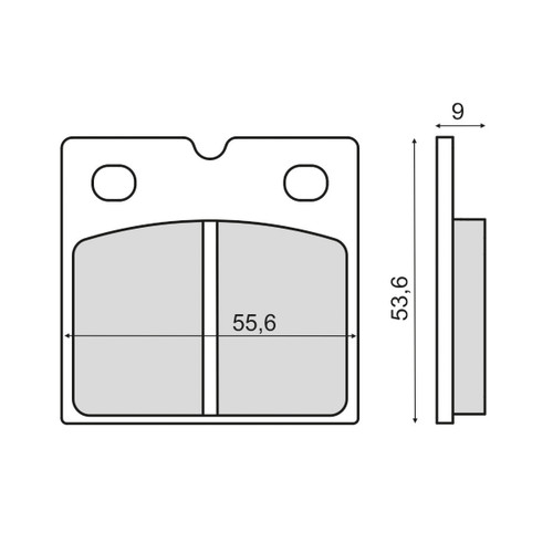 Coppia pastiglie freno rms - coppia,