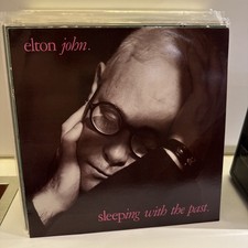ELTON JOHN - SLEEPING WITH THE PAST - LP VINYL LIKE NEW NM 1989