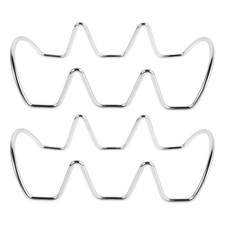  Scaffali per vino da 2 pezzi Scaffali per vino impilabili da banco Scaffale da