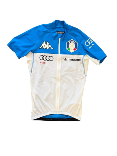 Top uomo italia azzurro kombat - top,