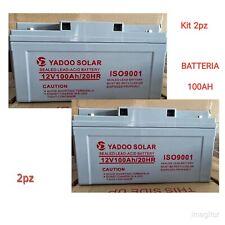 KIT 2 BATTERIA 100Ah 12V
