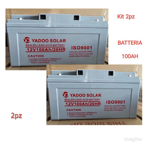 Kit batteria 100ah 12v - 2,