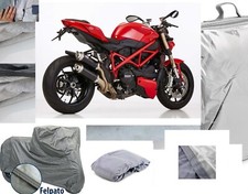 TELO COPRIMOTO TELATO FELPATO PER DUCATI STREETFIGHTER 848 ANNO 2012 IMPERMEABIL