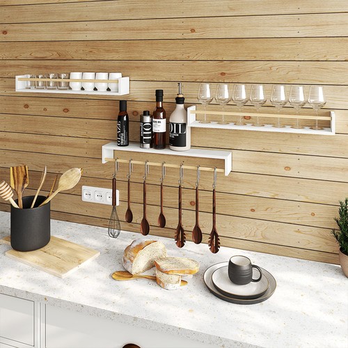 Set mensole legno - legno, da