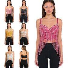 Womens Vest Rave Crop Tank