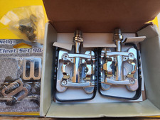 NOS WELLGO WPD-M17C PEDALI CLIPLESS MTB PEDALI BICI VINTAGE