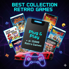 Retrogaming HDD Esterno 320GB Plug & Play Multi Piattaforma + di 15000 Retro Gam