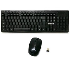 TASTIERA E MOUSE WIRELESS WIFI PER PC SENZA FILI MULTIMEDIALE KIT ITALIANA KIT