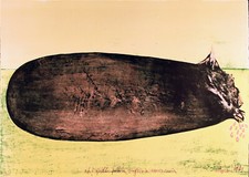 Mattia MORENI 1971 Ah! Quella povera anguria .. litografia originale firmata 