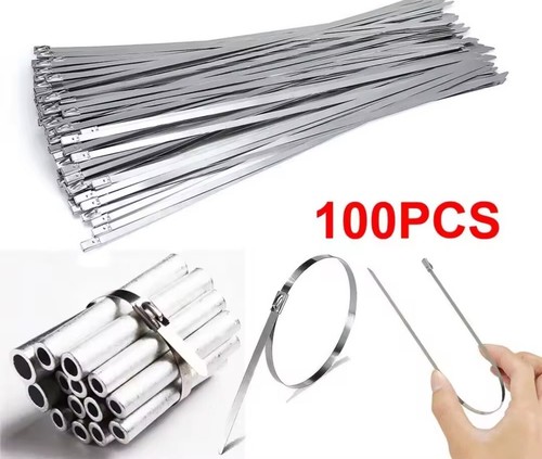 100 pezzi fascette metalliche - 100,