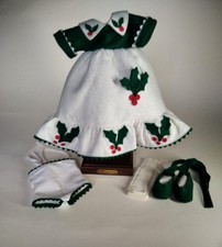 COLLEZIONE LENCI AUTENTICO MANUFATTO ABITO CRISTIANA  NATALE  ANN0 2000