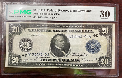 1914 frn cleveland - $20,