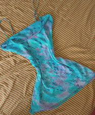 abito estivo donna corto bellissima fantasia Mai indossato o usato 