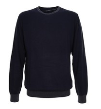 Maglioncino girocollo uomo blu