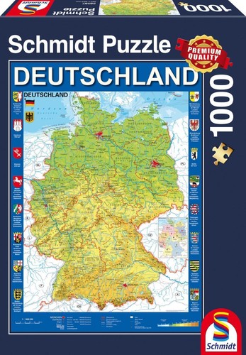 Mappa germania puzzle da - /,