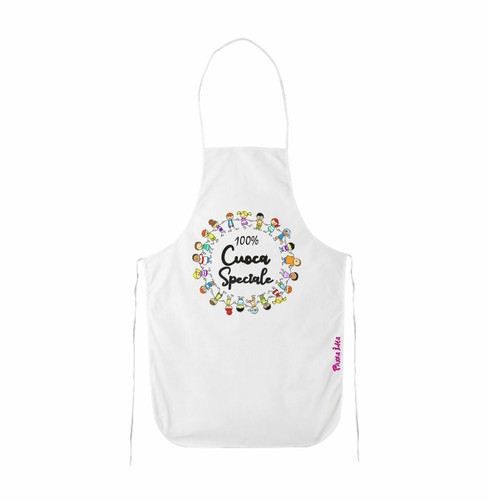 Grembiule bianco cucina - bianco,