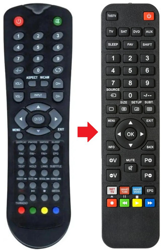 Telecomando adatto per - , sansui