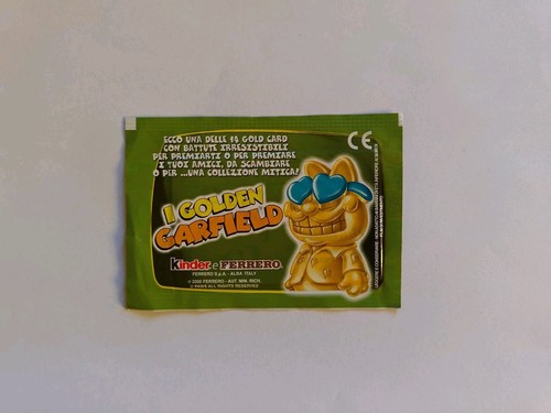 Golden garfield gold card - gold,
