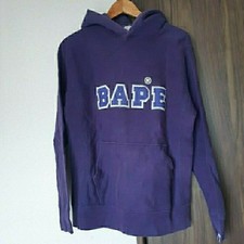 Felpa con cappuccio Bape viola