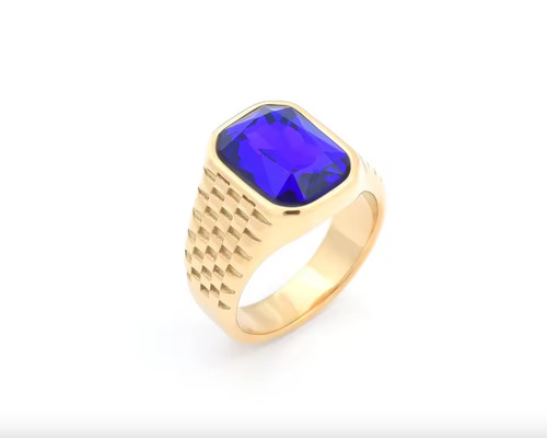 Anello uomo acciaio - anello, inox