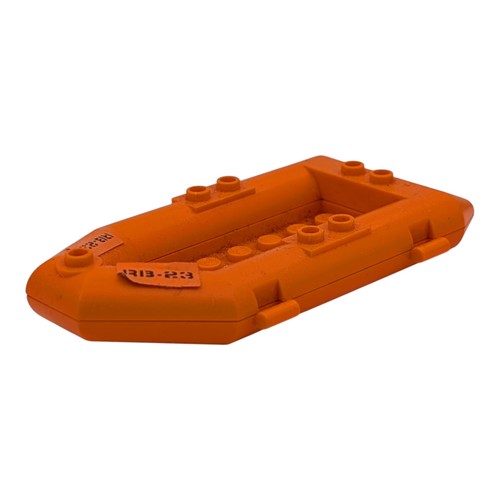 Lego gommone blu arancione - gommone,
