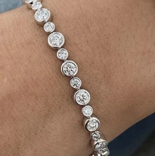 Bracciale tennis ct tondo - bracciale,