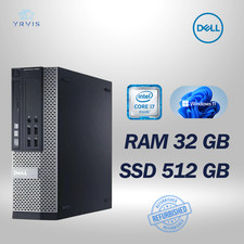 PC DESKTOP DELL 9010 SFF INTEL I7 RAM 32GB SSD 512GB WIN 11 PRO RICONDIZIONATO