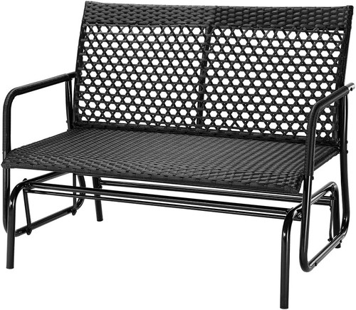 Panchina dondolo rattan 2 - panchina,