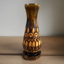 Vaso bocciolo LEGNO e VETRO