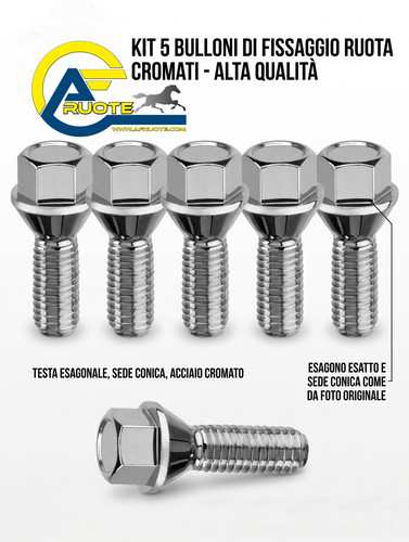 Kit bullone ruota - ruota, m12