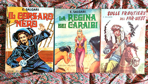 Lotto salgari corsaro - corsaro, nero