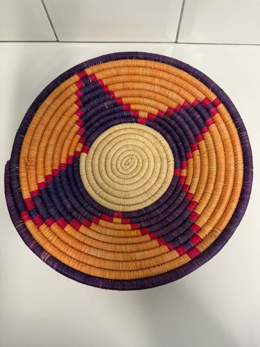 Cestino tessuto stile ruanda - cestino,