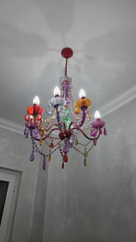 Lampadario con pietre