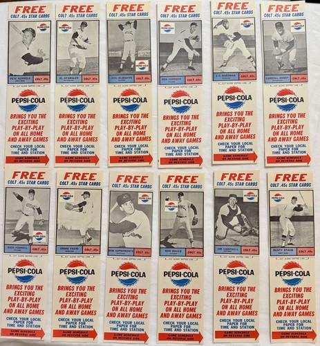 1963 pepsi cola houston colt - pepsi-cola,