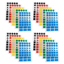  50 Fogli Adesivi Codificati Colore Bottiglie Olio Essenziale Etichette Decorative per Barattoli