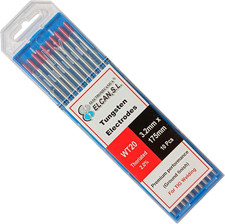 ELCAN Tungstens TIG Saldatura Torio 2.0% Rosso WT20 Professionale, 1.0 1.6 2.0 2