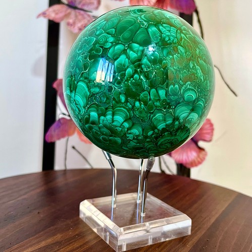 Sfera malachite naturale - sfera,