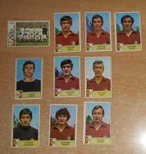 ED. PANINI LOTTO DI 10 FIGURINE CALCIATORI  DIVERSE 1971-72  TORINO  ORIGINALE