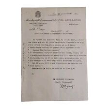 1937 Minestero Delle Corporazioni Lettera Lavori Comune Noicattaro Bari C01933