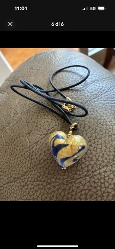Collane collana cuore murrine - collana,