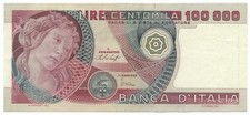100000 LIRE BANCA D'ITALIA