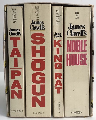 Vintage james clavell box set - james,