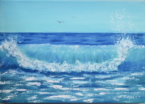 Plein air oil painting - plein,