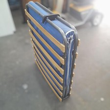 Letto Pieghevole con Materasso e Doghe in Legno