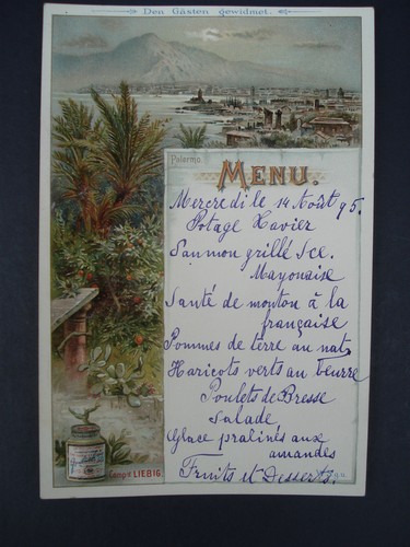Ancien menu restaurant de - ancien,