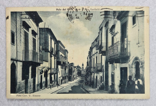 Cartolina bari palo - palo, colle